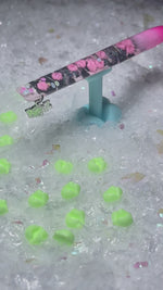 Load and play video in Gallery viewer, Bratz frost hanging hoop nail jewelry
